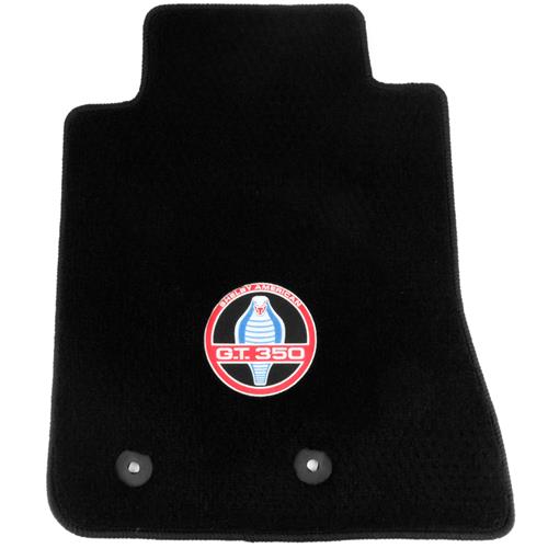 2015-2020 Ford Mustang Black Floor Mats With GT350 Logo