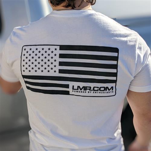 LMR USA Flexfit T-Shirt - Large - White