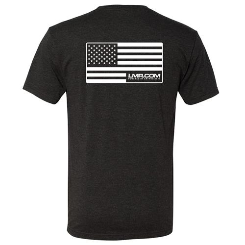 LMR USA Flexfit T-Shirt - XXL - Dark Charcoal