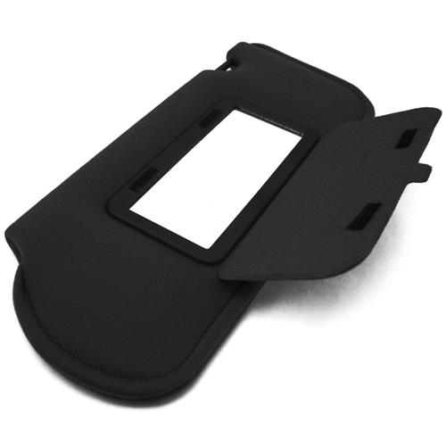 1985-93 Mustang TMI Sun Visors with Vanity Mirror  - Black