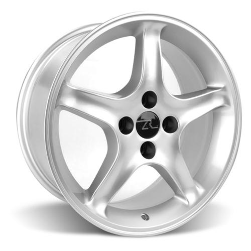 Mustang Cobra R Wheel - 17X8 Silver (79-93) - LMR.com