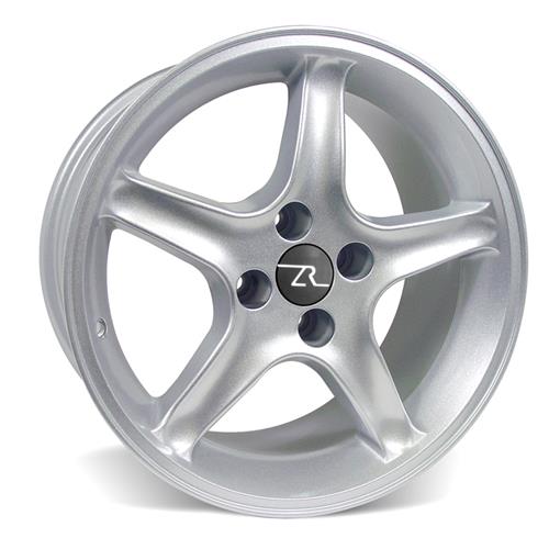 Mustang Cobra R Wheel - 17X9 Silver (79-93) - LMR.com