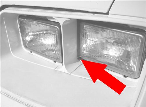 1983-86 Mustang Headlight Divider Bars