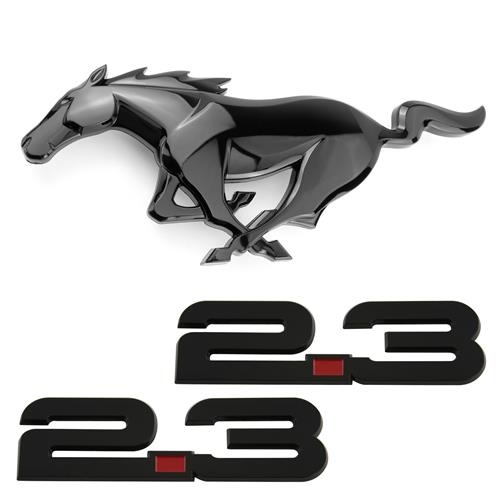 2015-23 Mustang SVE Black-Out Emblem Kit 2.3