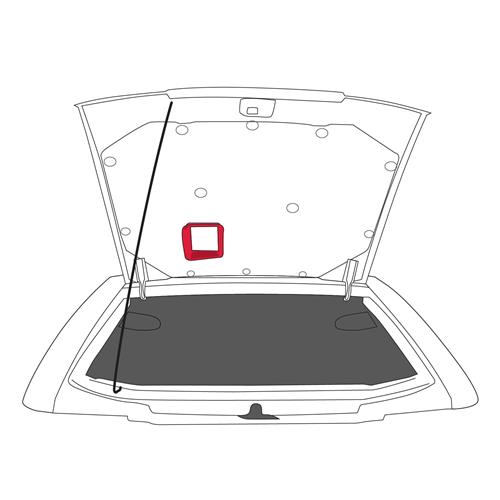 1984-86 Mustang SVO Intercooler To Hood Seal