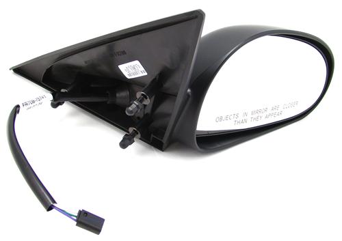 thumbnail interactive-video image 1 of Power Heated Left Side View Mirror For 1995-2000 Chrysler Cirrus, Dodge Stratus, Plymouth Breeze – Black, Paintable 1 of 4