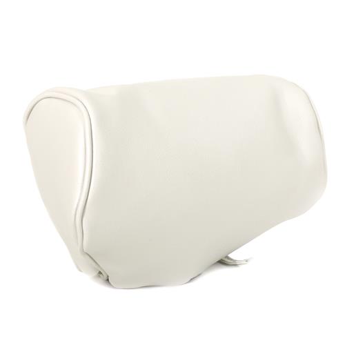 1993 Mustang TMI Headrest Pair w/ Pony Logo  - White - Limited Edition Convertible
