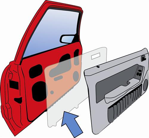 1981-93 Mustang Door Panel Moisture Barrier Kit