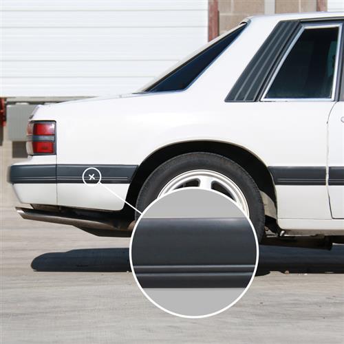 Mustang Rear Of Quarter Panel Molding RH (8586) GT/LX Coupe