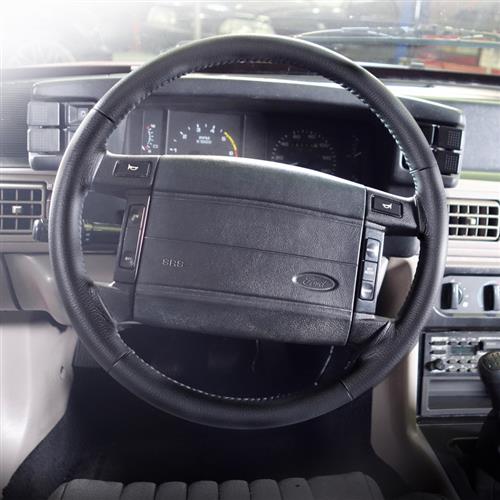 Mustang Replacement Steering Wheel & Horn Buttons Black (9093)