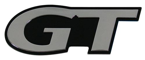1999-2004 OEM Genuine Ford Mustang GT 4.6 L Fender Trunk Chrome and Black Emblem 