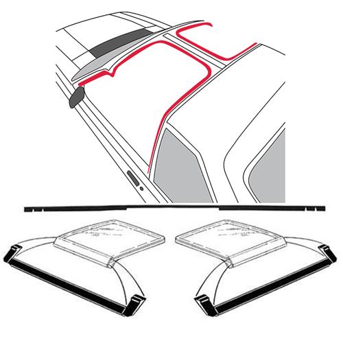 T Top Mustang >> 1981 84 Mustang T Top 4 Piece Weatherstrip Kit Before 10 83 By 5 0 Resto T Top Mustang >> 1981 84 Mustang T Top 4 Piece Weatherstrip Kit Before 10 83 By 5 0 Resto