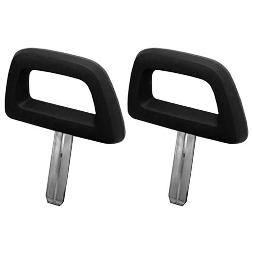 TMI Mustang Halo Headrest Pair Black (8486) 437304958