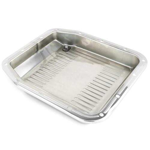 1984-93 Mustang Transmission Pan - AOD  - Chrome