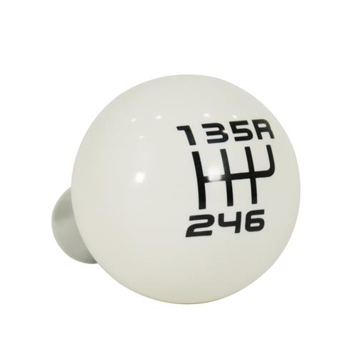 American Shifter 138776 Ivory Shift Knob with M16 x 1.5 Insert Orange 13 Mustang