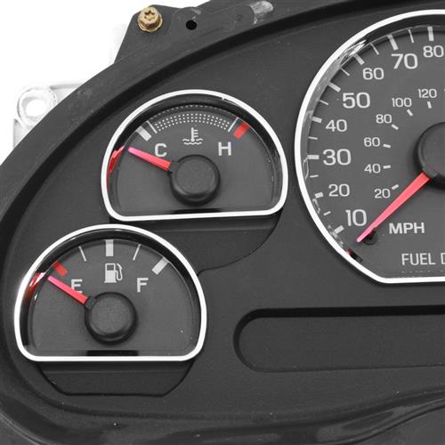 Mustang Chrome Gauge Trim Kit (9404)