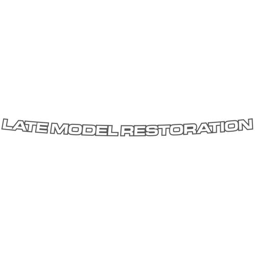 1994-04 Mustang Late Model Restoration Windshield Banner  - Silver