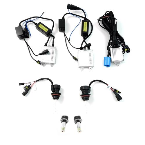 Diode Dynamics Mustang HID Headlight & LED Fog Light Upgrade Kit (9404)