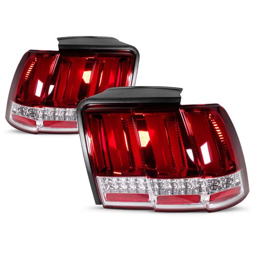 Free Shipping on Spec-D 10-12 Ford Mustang Led Tail Lights-Black