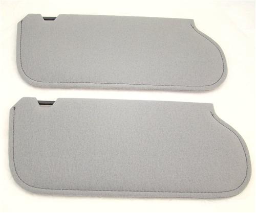 TMI Mustang Sun Visors Light Gray Cloth (85-86) - LMR