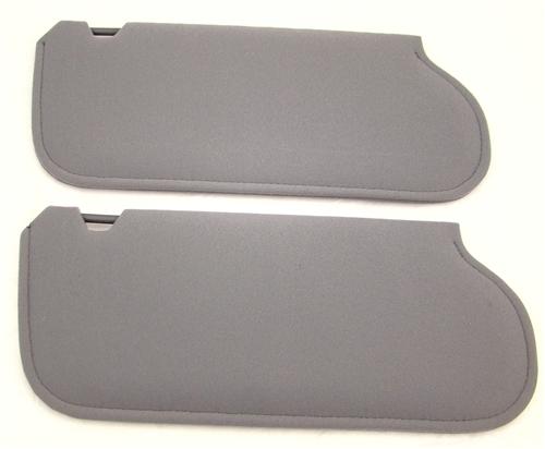 TMI Mustang Sun Visors Opal Gray Cloth (1993) - LMR