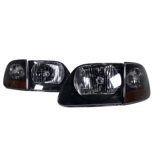 F150 SVT Lightning Smoked Ultra Clear Headlight Kit (9904)