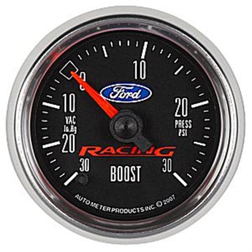 Auto Meter 880106 Ford Racing Series Mechanical Boost Gauge 