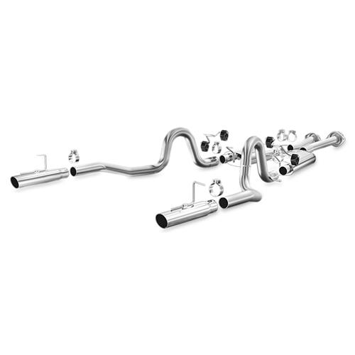 1987-93 Mustang Magnaflow Street Cat Back Exhaust System  - Stainless Steel LX 5.0