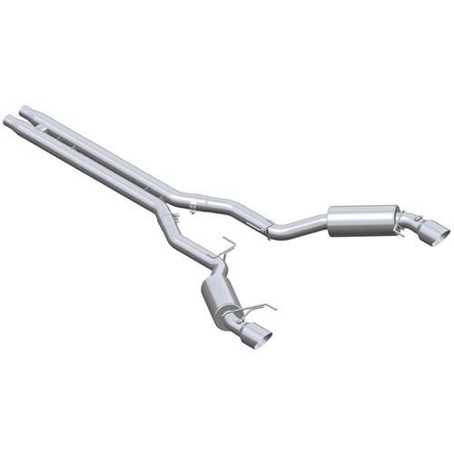 MBRP Mustang Street Cat Back 3" Exhaust Kit - Stainless Steel (15-17 ...