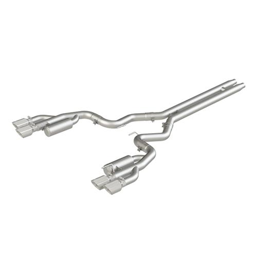 Mustang MBRP Race Cat Back - Polished Tips | 18-22 5.0
