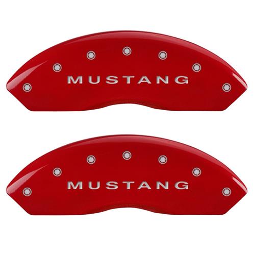 2005-09 Mustang MGP Caliper Covers - Mustang/Pony  - Red