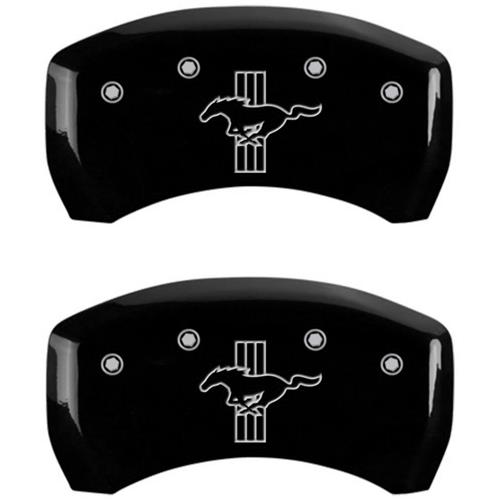 MGP Mustang Caliper Covers Mustang/Pony Black 6 Piston (1518) GT