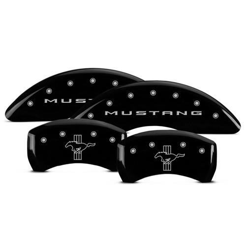 MGP Mustang Caliper Covers Mustang/Pony Black 6 Piston (1518) GT