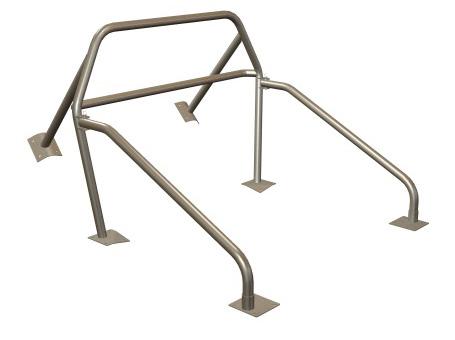 1979-93 Mustang Maximum Motorsports  Nhra 6 Point Rollbar w/ Swing-Out Door Bars And Welded Brace