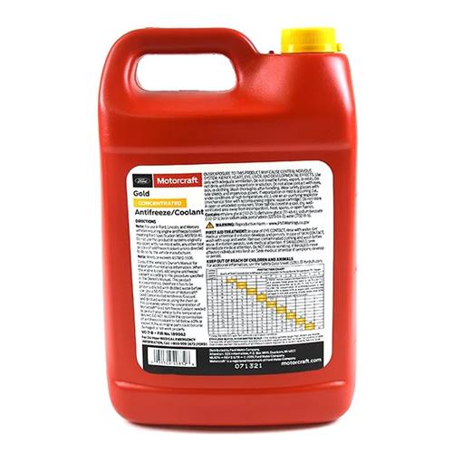 2005-2010 Mustang Motorcraft VC-7-B Concentrated Antifreeze/Coolant - Gold