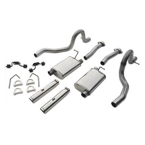 1987-93 Mustang Magnaflow Street Cat Back Exhaust System  - Stainless Steel LX 5.0