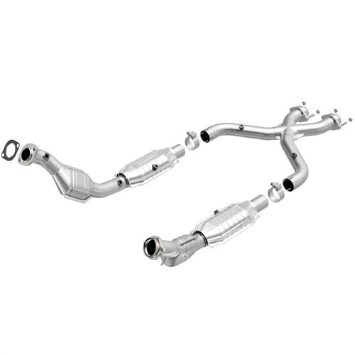 1999-2004 Mustang 4.6 Magnaflow Catted X-Pipe (50 State Legal) - Stainless Steel
