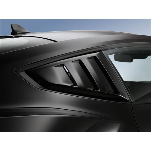 Ford Mustang Quarter Window Louvers Gloss Black 2024 S650