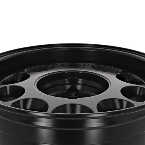 1979-1993 Mustang 4 Lug 10-Hole Wheel Kit - 17x8/9 - Black