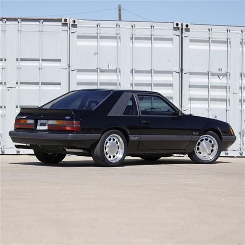1979-1993 Mustang 4 Lug 10-Hole Wheel Kit - 17x8/9 - Machined