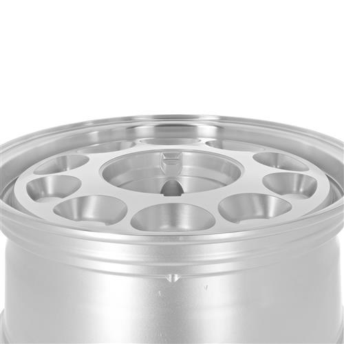 1979-1993 Mustang 4 Lug 10-Hole Wheel Kit - 17x8 - Machined