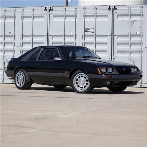 1979-1993 Mustang 4 Lug 10-Hole Wheel Kit - 17x8 - Machined