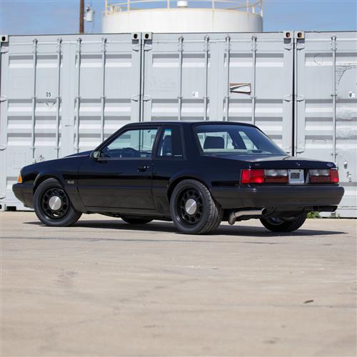1979-1993 Mustang 5 Lug 10-Hole Wheel Kit - 17x8/9 - Black