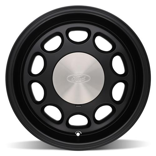 1979-1993 Mustang 5 Lug 10-Hole Wheel Kit - 17x8/9 - Black