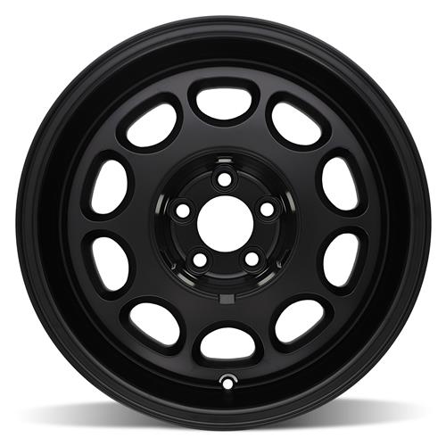 1979-1993 Mustang 5 Lug 10-Hole Wheel Kit - 17x8/9 - Black by 5.0 Resto