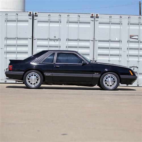 1979-1993 Mustang 5 Lug 10-Hole Wheel Kit - 17x8/9 - Machined