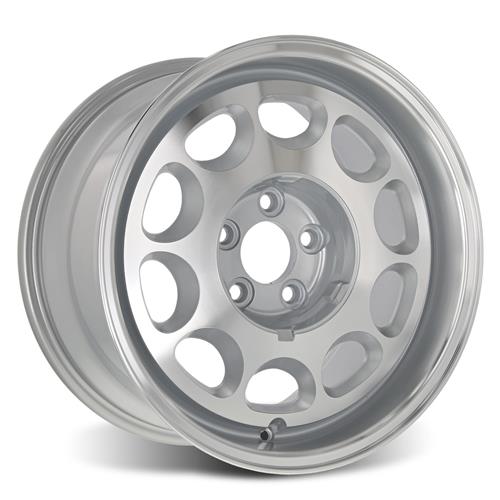 1979-1993 Mustang 5 Lug 10-Hole Wheel Kit - 17x8/9 - Machined