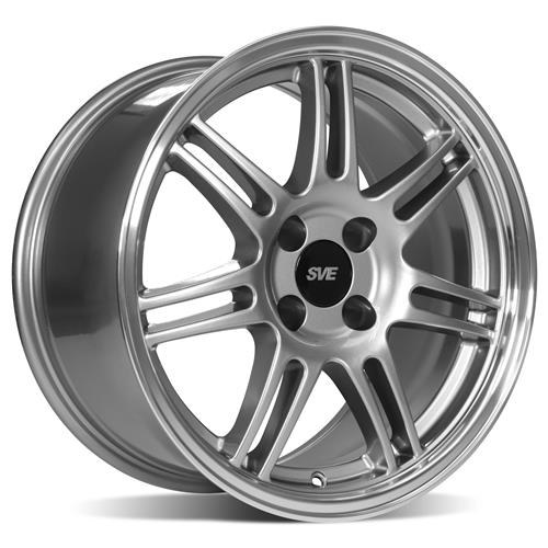1979-93 Mustang SVE  4 Lug Anniversary Wheel & Nitto Tire Kit  - 17x9 - Anthracite