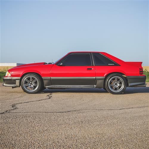 1979-93 Mustang SVE  4 Lug Anniversary Wheel & Nitto Tire Kit  - 17x9 - Anthracite