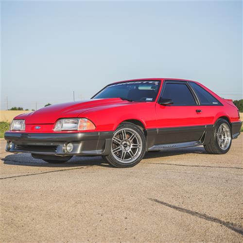 1979-93 Mustang SVE  4 Lug Anniversary Wheel & Nitto Tire Kit  - 17x9 - Anthracite